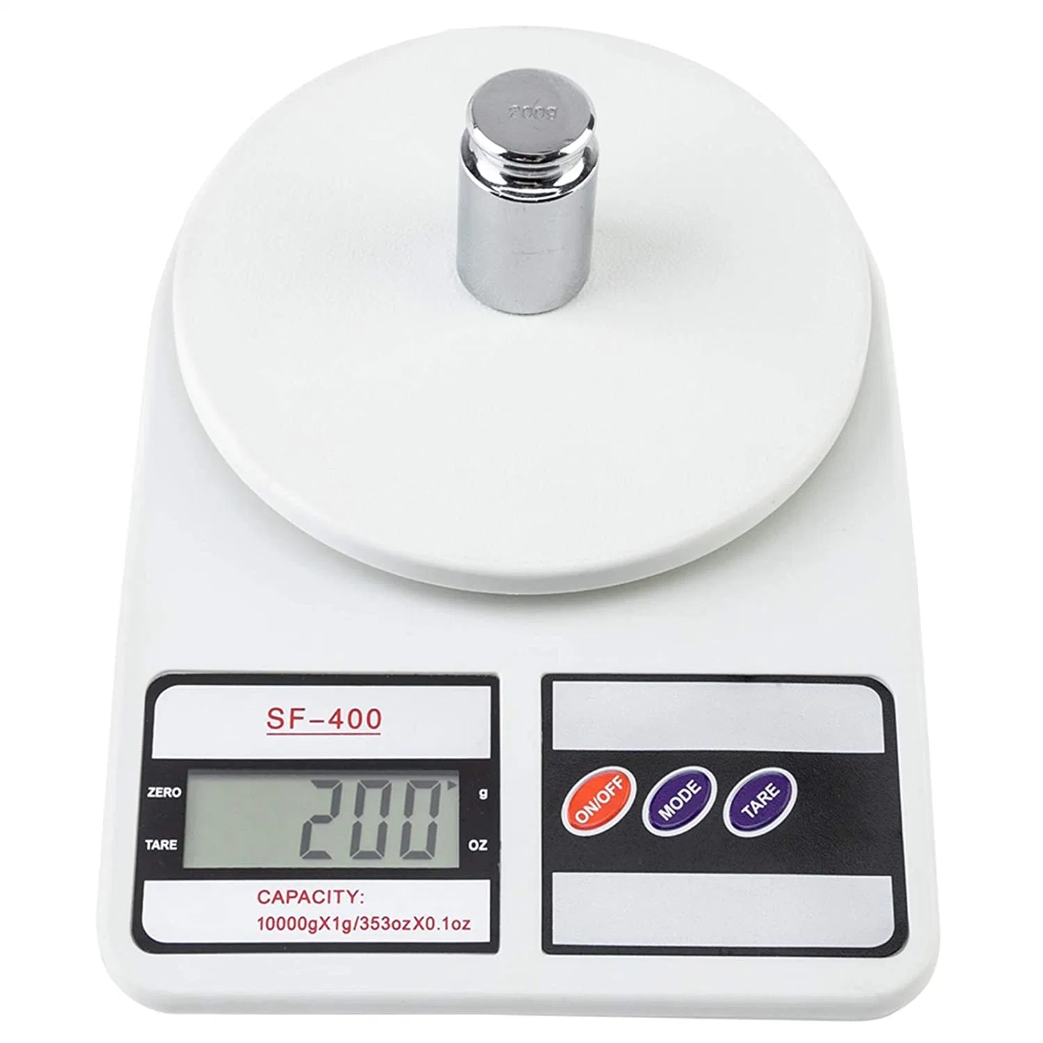 ABS Plastic Kitchen Weight Scale 10kg 1kg 3kg Digital Kitchen Scale