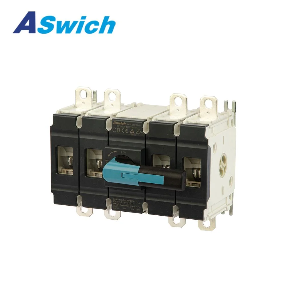 Aswich TUV Certificate 1500V Disconnecting Rotating Load Break Isolation Switch DC Disconnected Switch for Big Solar PV System