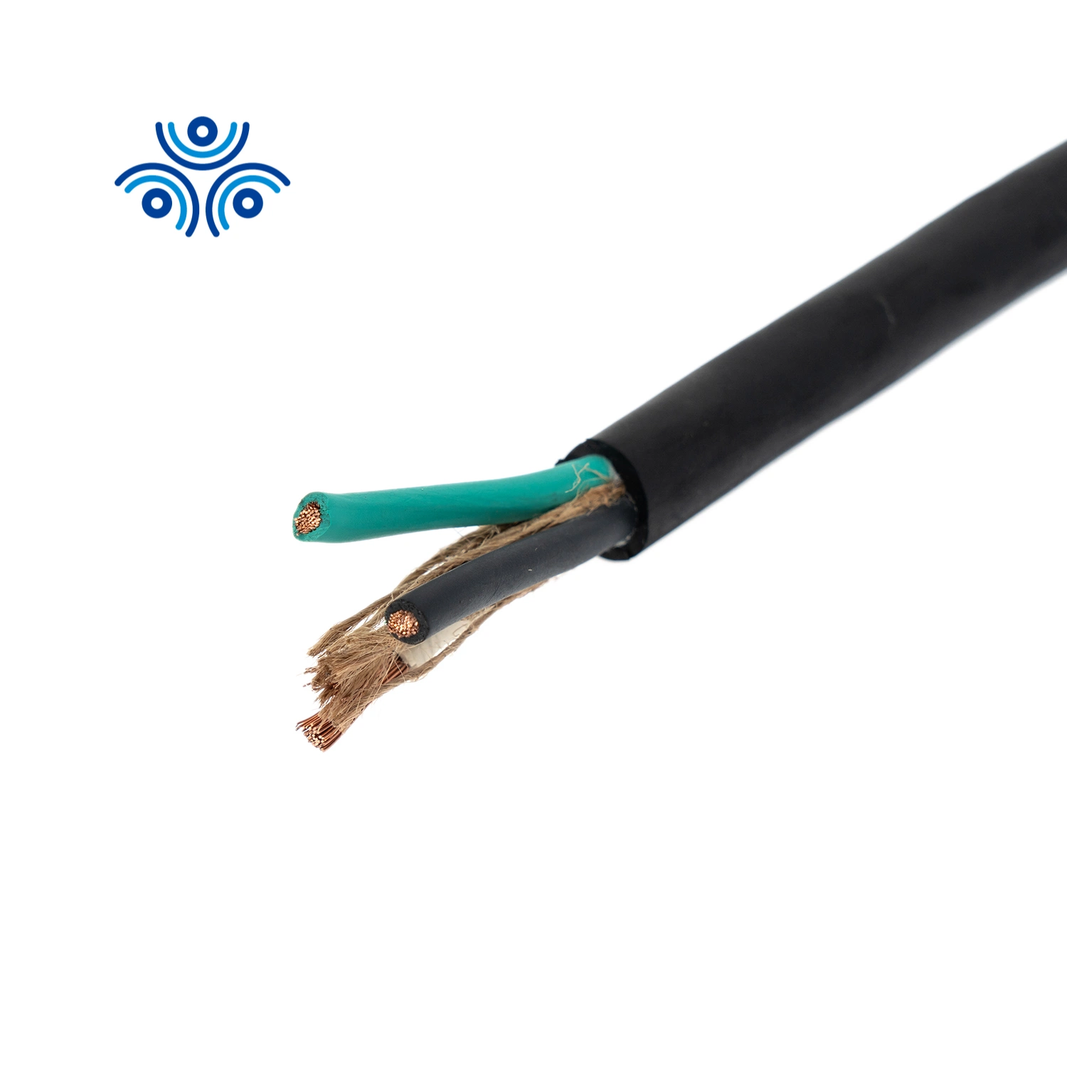 Soow cable de alimentación portátil 4c 12 AWG 600V Negro Chaqueta