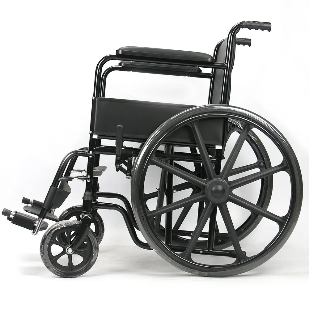 Folding Customized Brother Medical Steel Powder Coating Lightweight Hospital Wheelchair