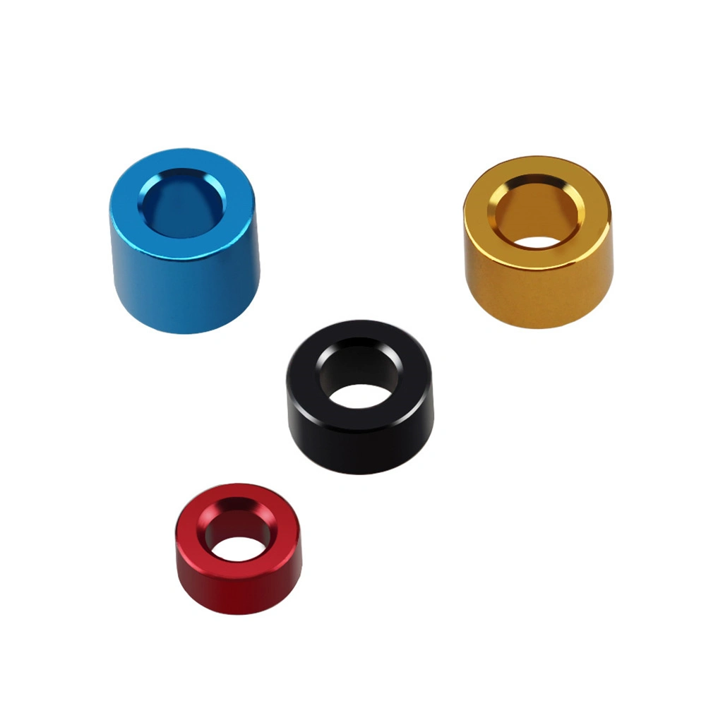 Dongguan Custom Colourful Anodized Aluminum Washer Gasket Bushing Thickness New Energy Vehicle Parts & Accessories