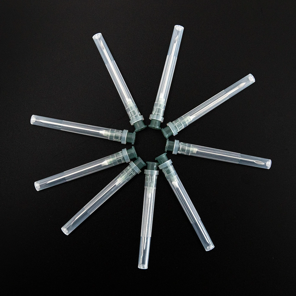 Single-Use Hypodermic Needle 27gx1 Grey Needle Hub Plastic Hub CE ISO FDA