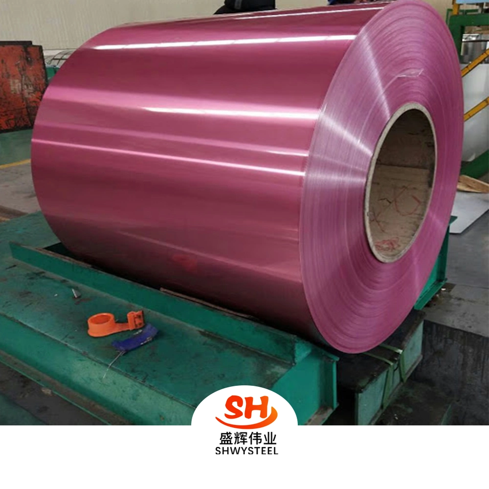 0.6-0.8mm 1050 3003 5052 3004 PVDF/PE Prepainted Color Coated Aluminum Coil Wholesale Market ()