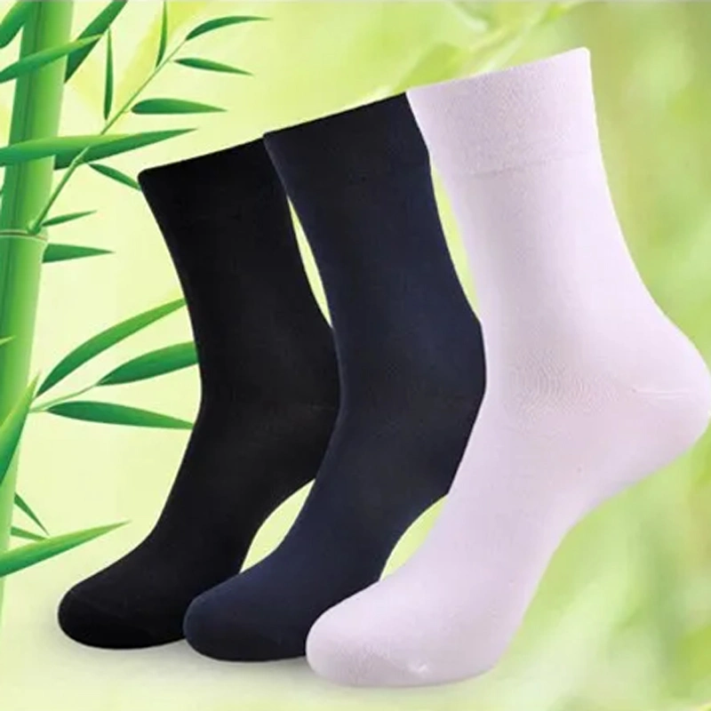 Wholesale Anti-Bacterial Custom Socks Business Men Bamboo Socks