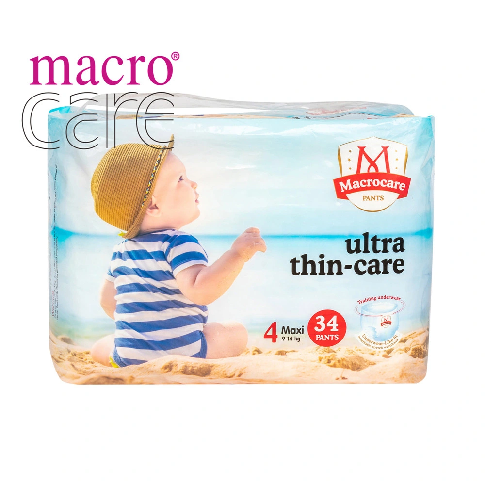 Macrocare OEM Baby Diapers Pull up Pants Baby Training Pants