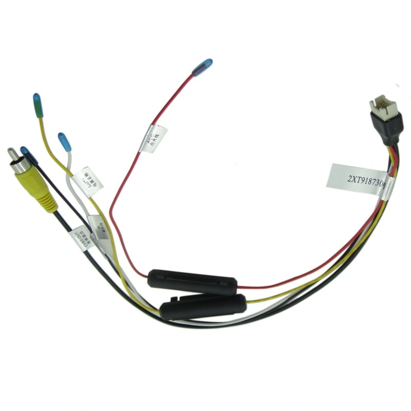 Cable profesional Personalizado de fábrica de montaje de la cámara de la luz del mazo de cables RCA Cable de alimentación