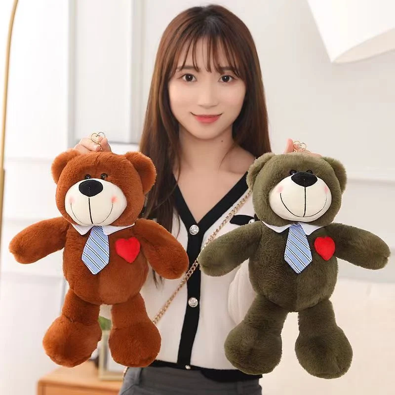 Cute Love Teddy Bear Plush Toy Small Couple Hugging Bear Doll Birthday Gift Throwing Wholesale/Supplier