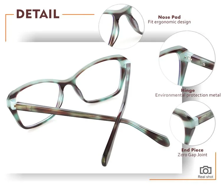 Wholesale/Supplier Manufactures Custom Women Glasses Spectacles Eyeglasses Frames