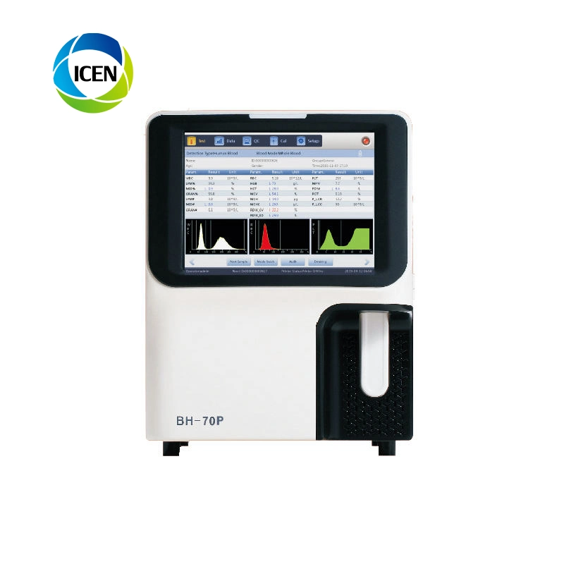 مستشفى BH-70p BH-70p Auto 3-Part-Diff Hematology Analyzer Blood Cell caldation caldensation الماكينة