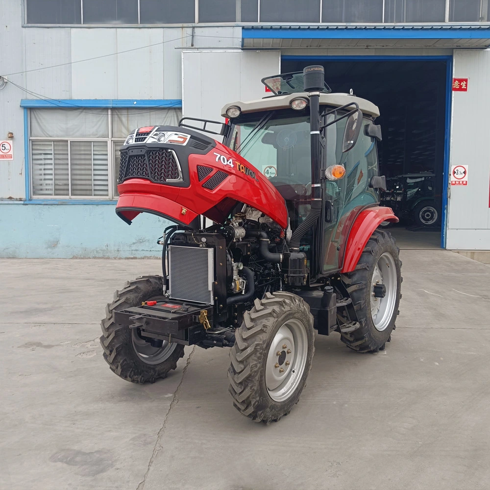 70HP 8+8 12.4-28tyre AC Cabin Wheel Farming Tractors in Tavol