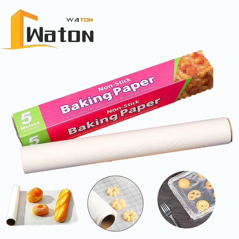 High quality/High cost performance Greaseproof Two Side Silicone Coated Paper Roll Custom Cooking Parchment Baking Paper