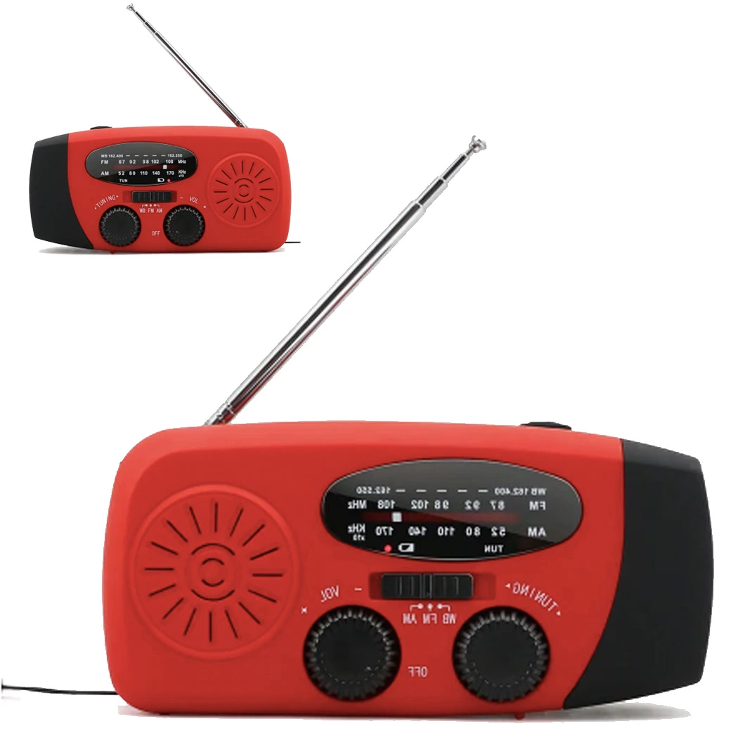 Multifunctional Hand Generator Powered Radio for Travel