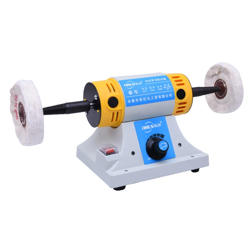 Stone Polishing Machine DIY Woodworking Jade Jewelry Dental Bench Lathe Machine Grinding Machine