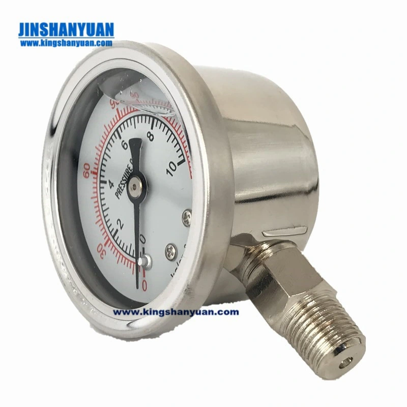 All Stainless Steel Industrial Bimetal Thermometer Temperature Gauge