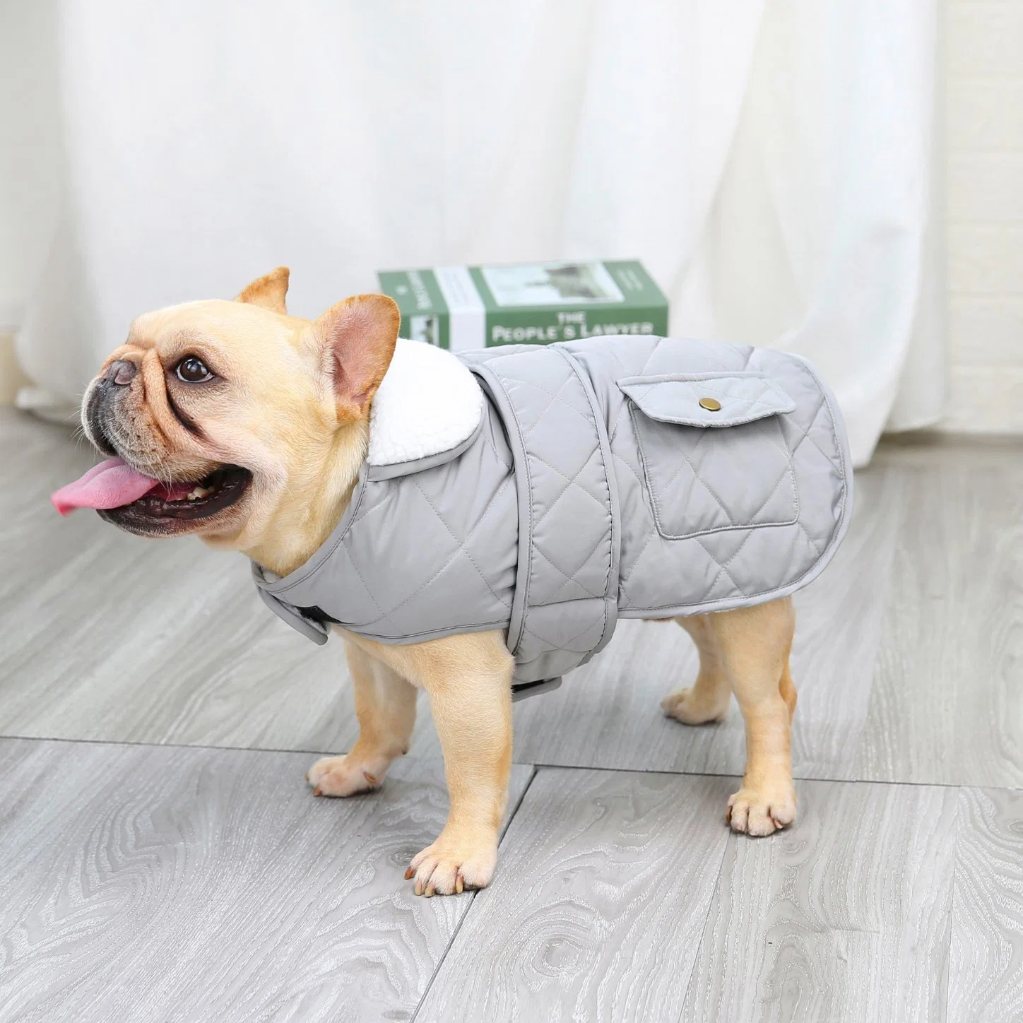 Windproof Fall Outfit Cotton Warm Dog Coat Pet Apparel Jacket