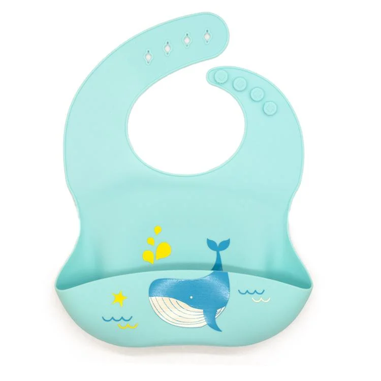 Morden Style Safe Silicone BPA Free Item Soft for Girls Baby Bibs