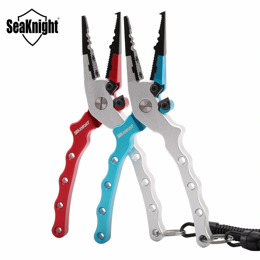 Fishing Pliers+Retention Rope Hook Remover Line Cutter Multifunctional Fishing Tools