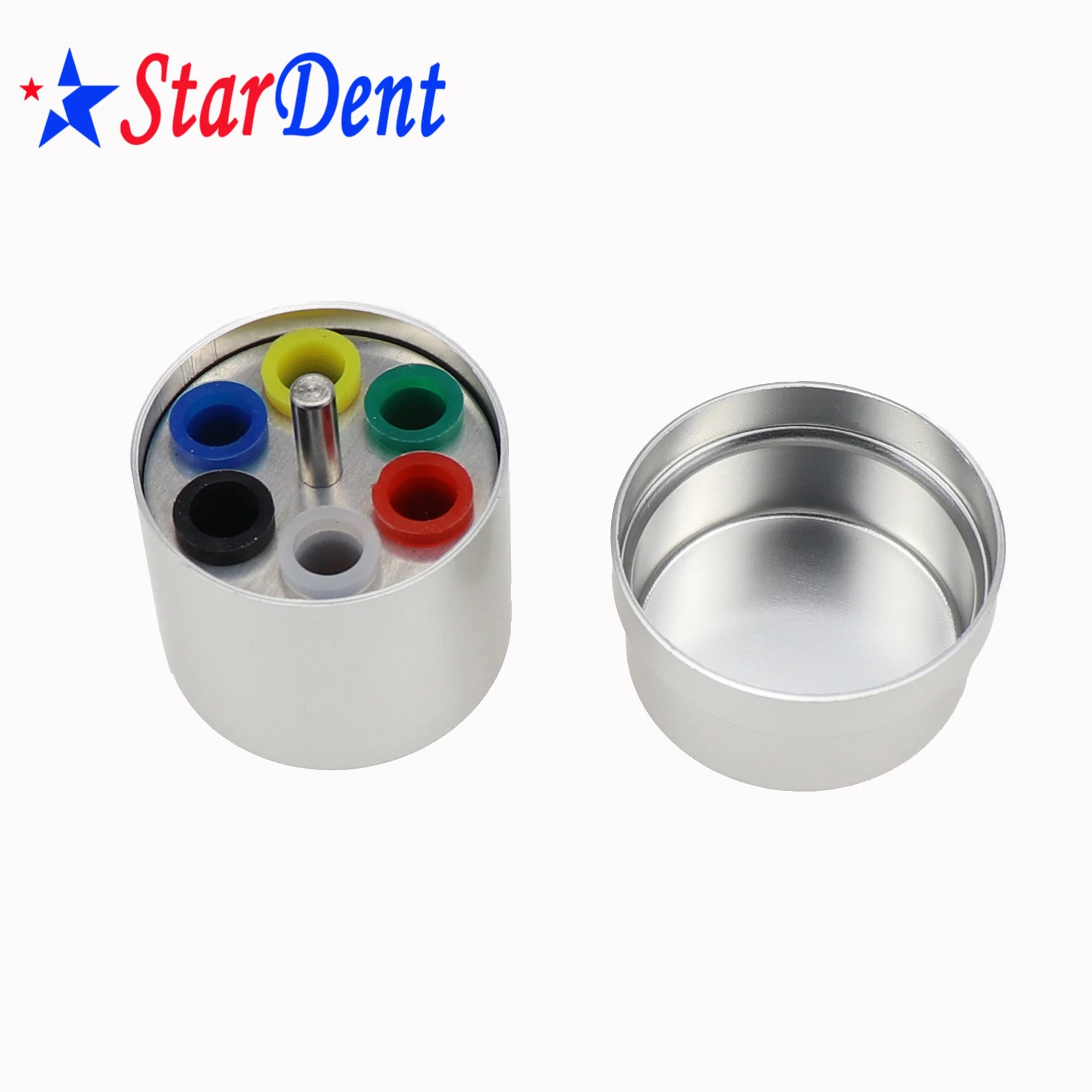 Dental Aluminium Burs Box Disinfection Box Case Dental Burs Block Holder Gutta Percha Points Holder Dentist Tools Lab