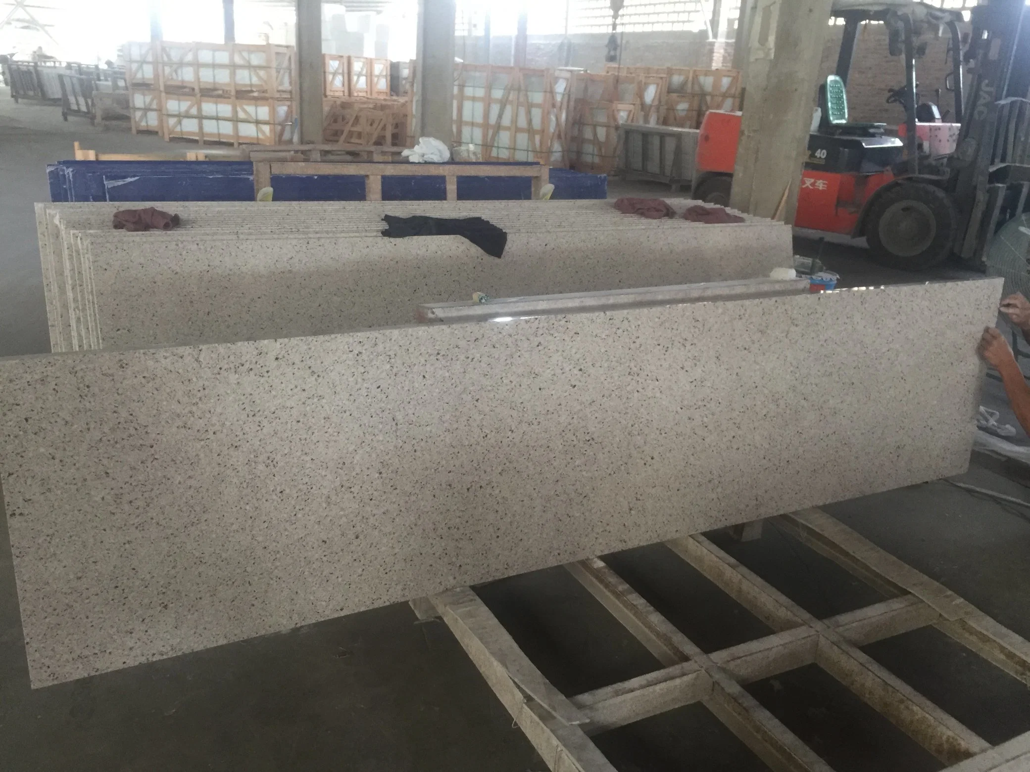 High quality/High cost performance Light Grey Granite for Paving Slab