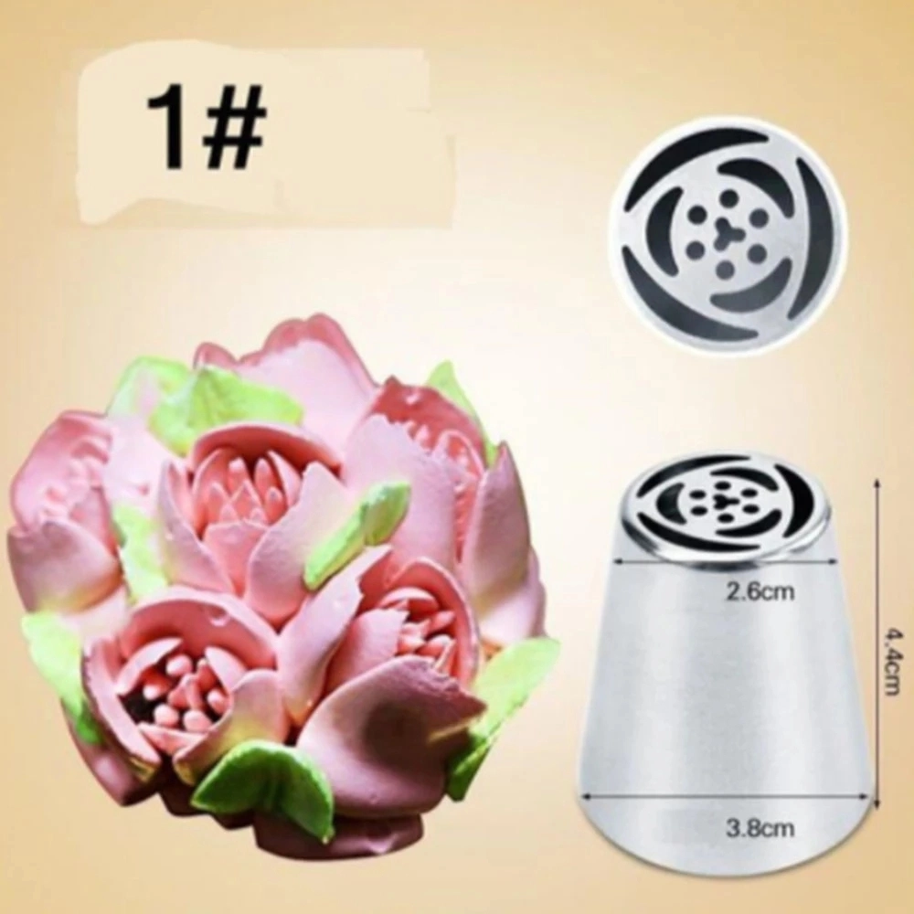 Tulip Icing Piping Nozzles Stainless Steel Flower Cream Pastry Tip Kitchen Cupcake Cake Decorating Tools