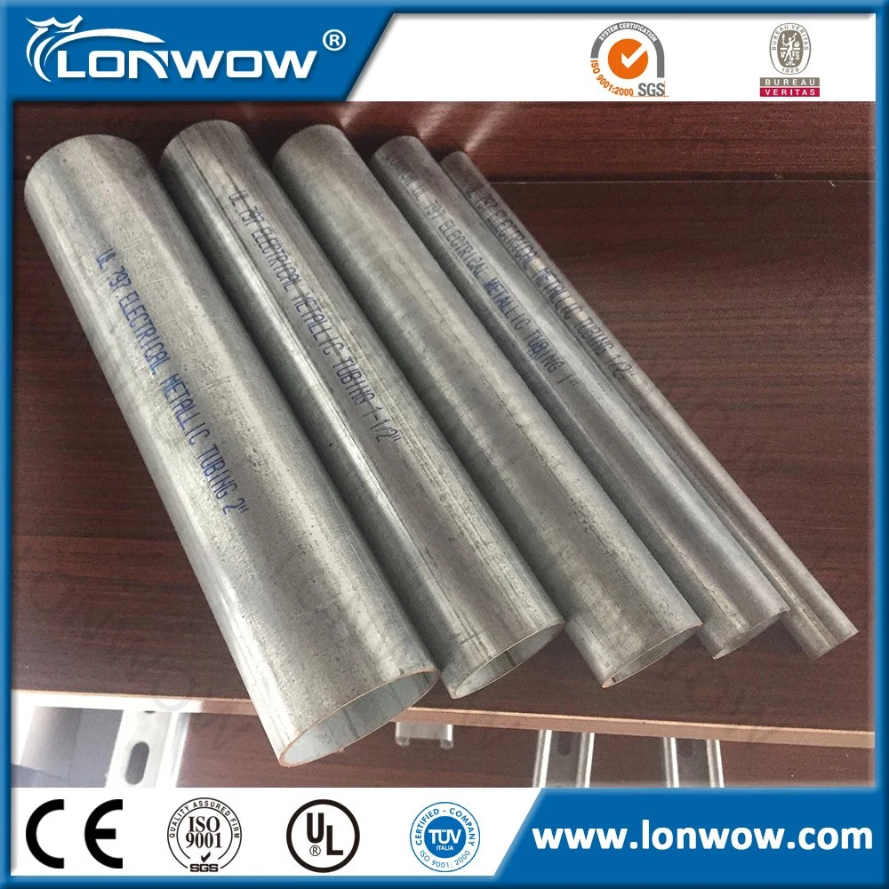 El tubo galvanizado EMT Exportar Made in China