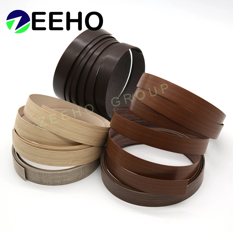 1mm Black Cherry Camden Edgeband Laminate Superior Quality Glossy Wood Tape High quality/High cost performance  PVC Edge Banding for Furniture Accessories