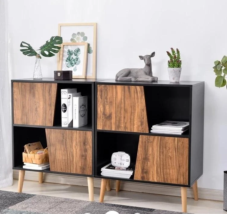 Salle de séjour meuble de rangement en bois meuble de téléviseur Maple côté meuble Tableau