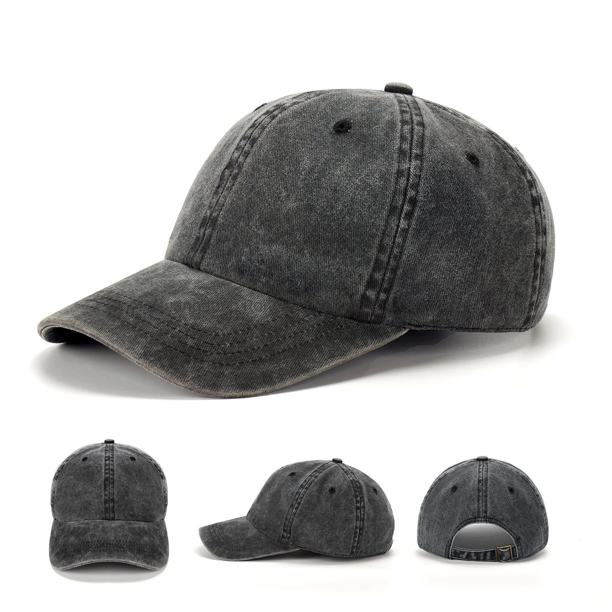 Colorful Wholesale/Supplier Custom Cotton Fashion 6 Panel Cotton Washed Blank Sports Hats Baseball Hats Sun Hats