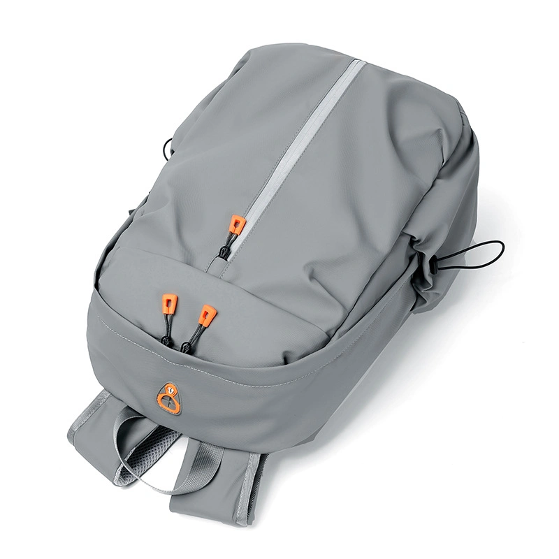 Multifunctional Computer Waterproof Backpack Men Luxury Student School Bags Casual Pleated Backpacks 15.6 Inches Laptop Bag Pack