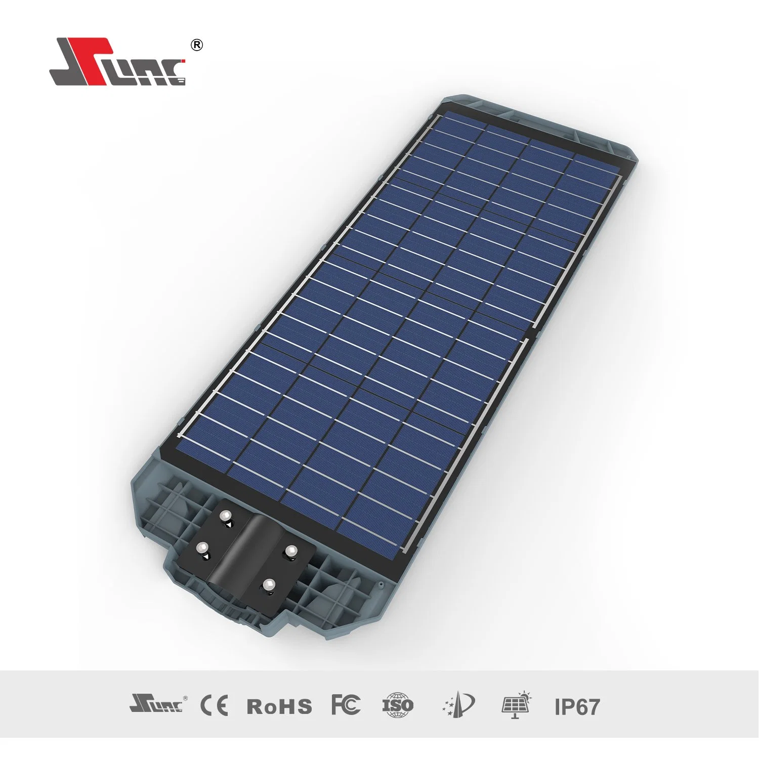 Sunc LED 800W 1200W MJ-Ssth800 MJ-Ssth1200 IP65 ABS impermeable para exteriores Ahorro de energía económico atenuable todo en una luz solar de calle Con luz de sensor de movimiento