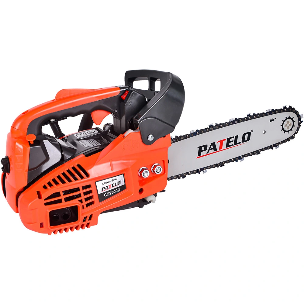 Patelo Sierra de cadena 60 Familia 25cc Chainsaw de mango superior