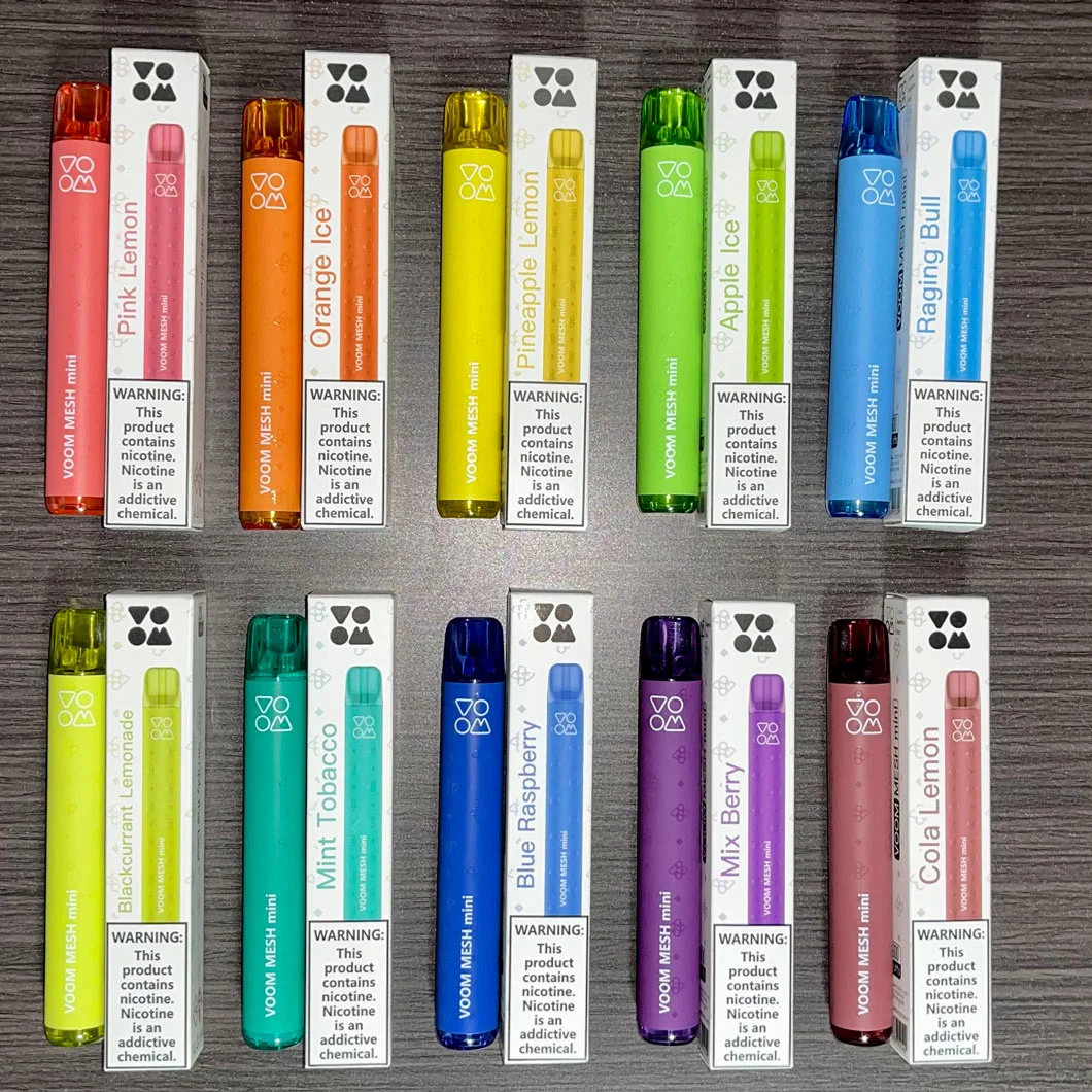 Itsuwa Voom Mesh Mini красочный 800puff Защита от утечек Pen OEM/ODM Одноразовый E-Cigratte Vape