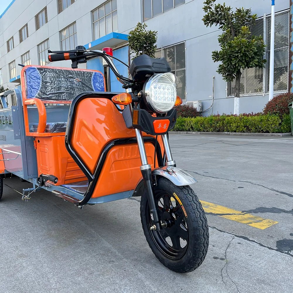 Electric Double Bucket Garbage Refuse Tricycle Truck in Large-Scale Exhibition Centers