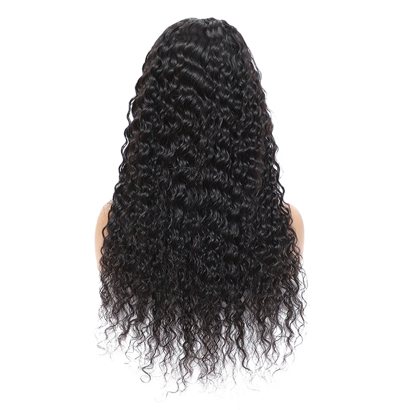 Dans les Extensions Perruques perruque de balayage de trame Anneau boucle clip crochet micro onde de l'eau coulisse Queue de Cheval Chine Kinky frontale des cheveux humains