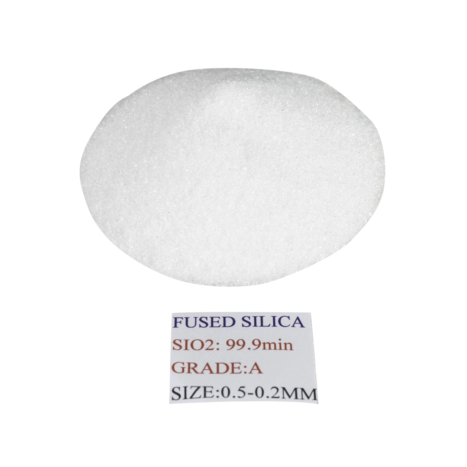 Sio2 99.95% Purity 0.5-0.2mm Fused Silica Sand From Sainuo Quartz