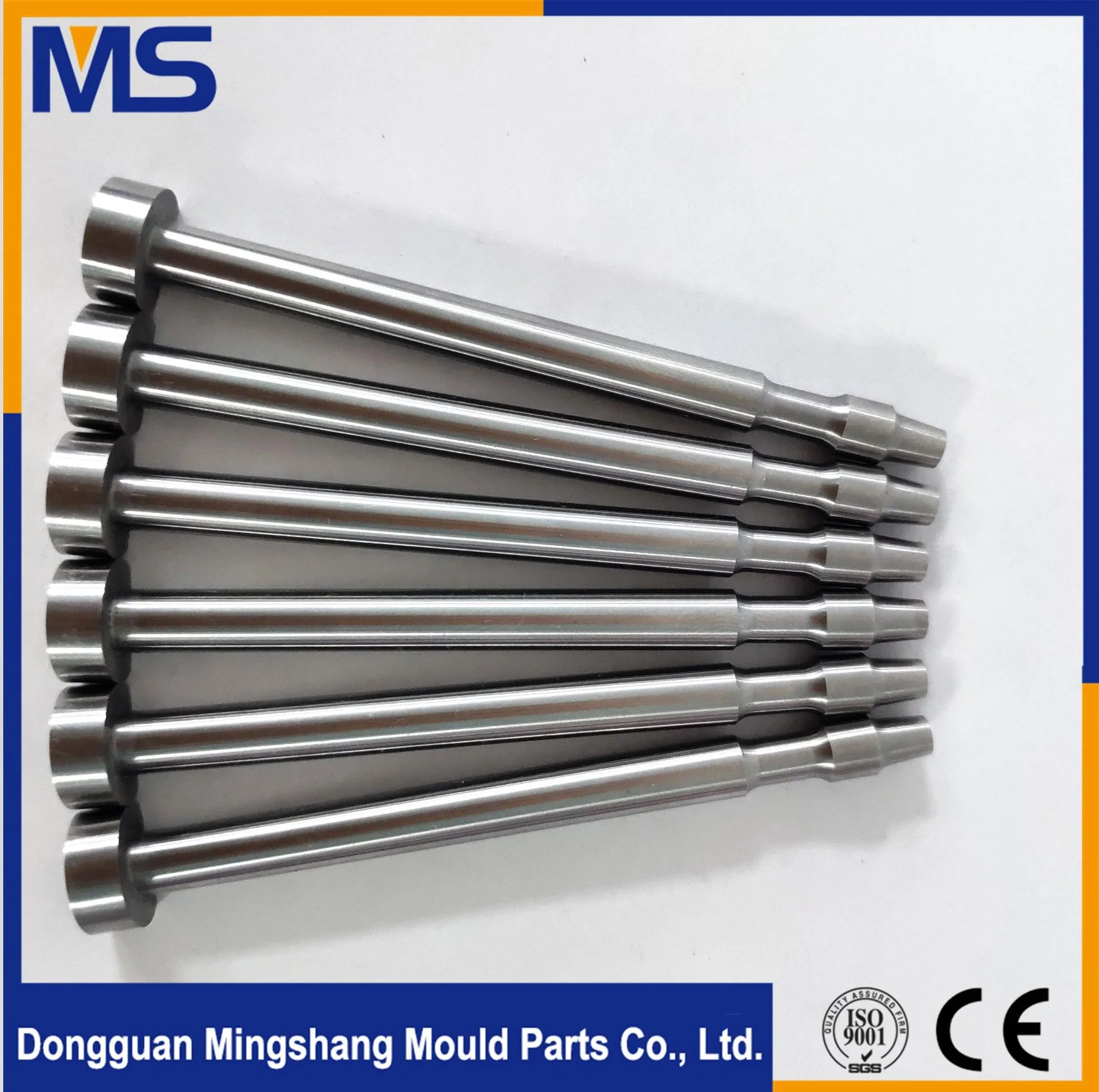 Cylindrical Head Ejector Pins and Sleeves, Precision Ejector Pins Injection Molding Parts