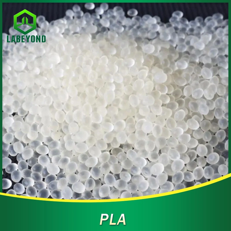 100% من المواد الخام البلاستيكية القابلة للتحلل البيولوجي الأحماض Polylactic Acid Pla