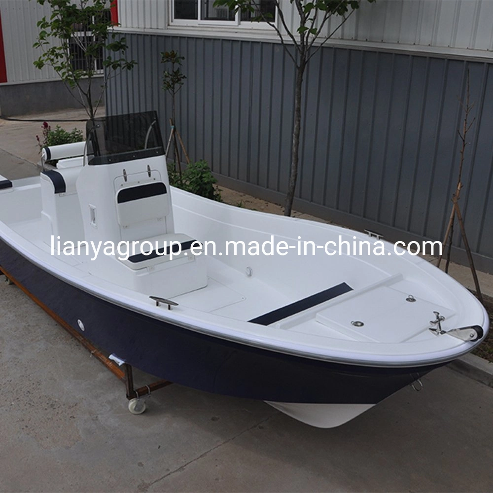 Liya 19ft botes de fibra de vidrio fabricados en China Panga barcos Malasia