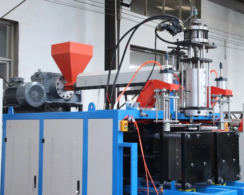 Doble estación totalmente automática Jerrycan plástico fabricación soplado moldeo de producción Máquina