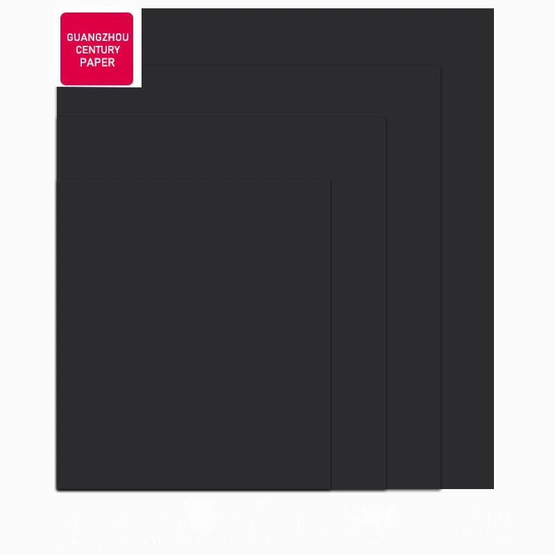 Thick Matt Glossy A3 110 Lb 300GSM Black Cardstock 8.5 X 11 Paper