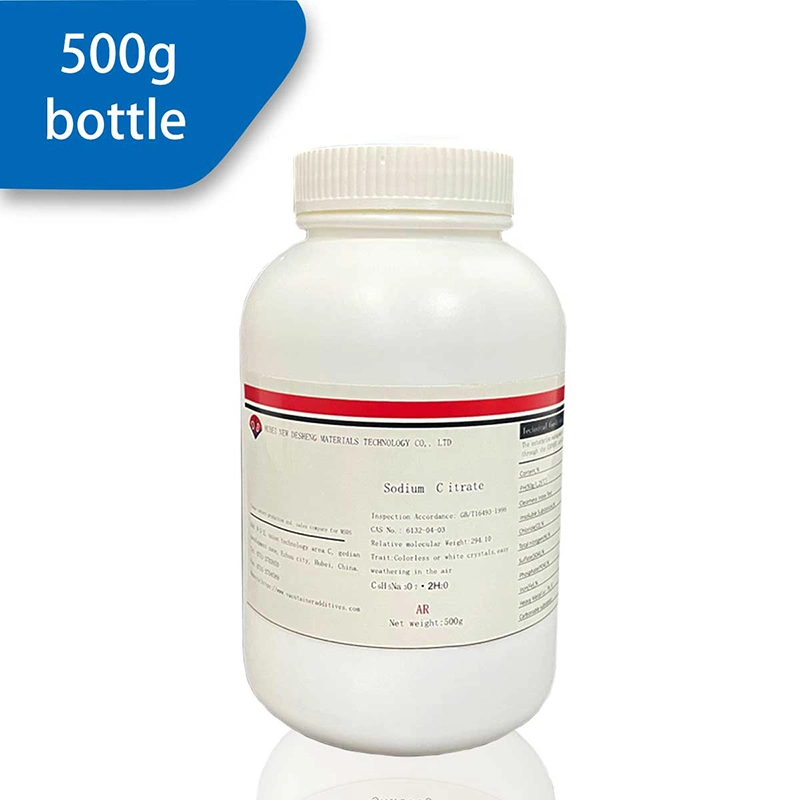 Citrate de sodium cas 6132-04-3 additifs pour tubes de prélèvement sanguin