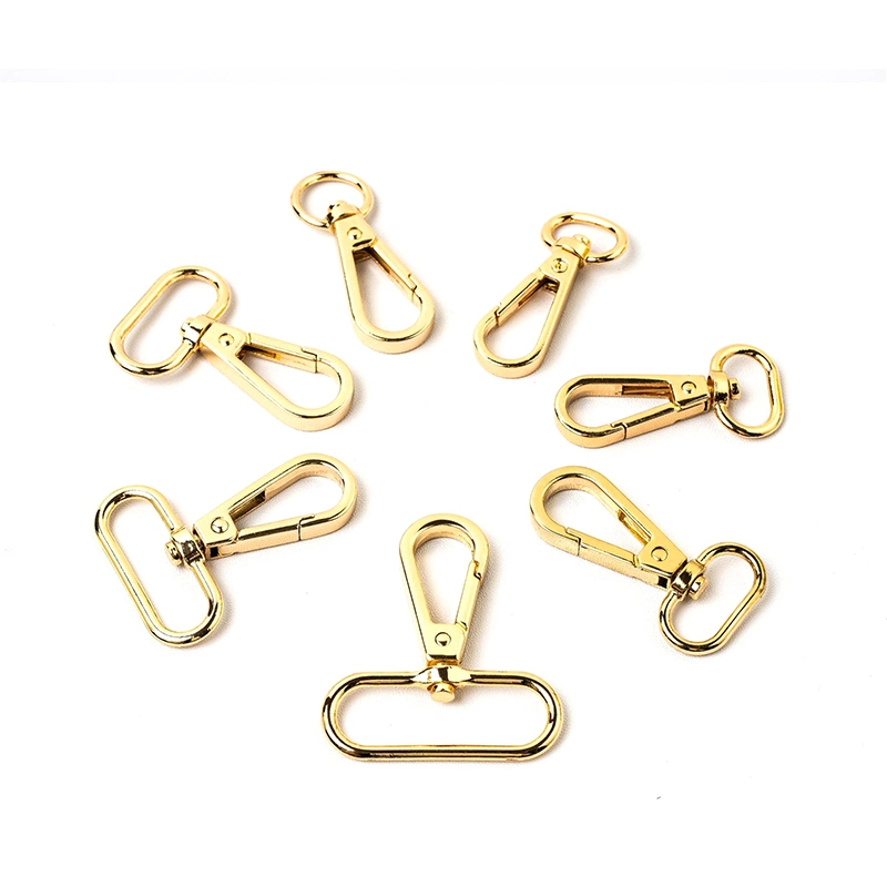 Wholesale/Supplier Price High quality/High cost performance  Brass Loop Clasp Metal Brass Hook Zinc Alloy Lobster Hook for Bag