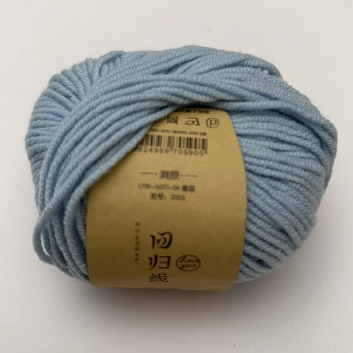 Hot Selling 66s 50g Fancy Crochet Customize Hand Knitting Baby Lanket 100% Merino Wool Yarn