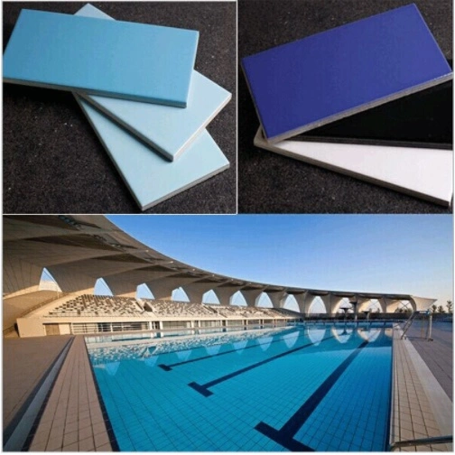Standard Swimming Pool 244X130 Commercial Pool Ceramic Glazed Tiles
