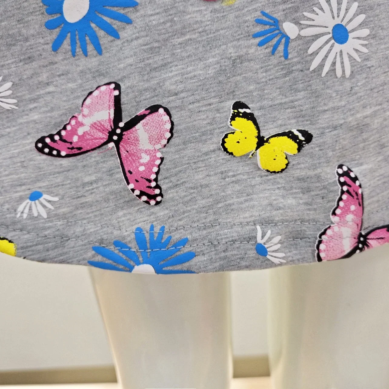 Factory Wholesale/Supplier Children&prime; S Colourful Butterfly Print Clothes Girls&prime; Short Skirt