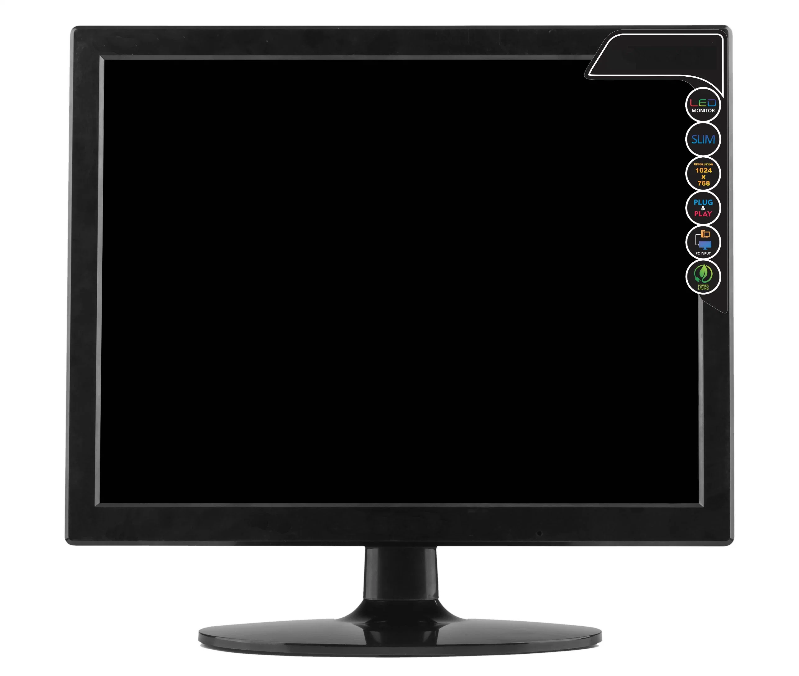 Equipo OEM de 15 pulgadas de pantalla de PC Monitor Monitorpc LCD TFT