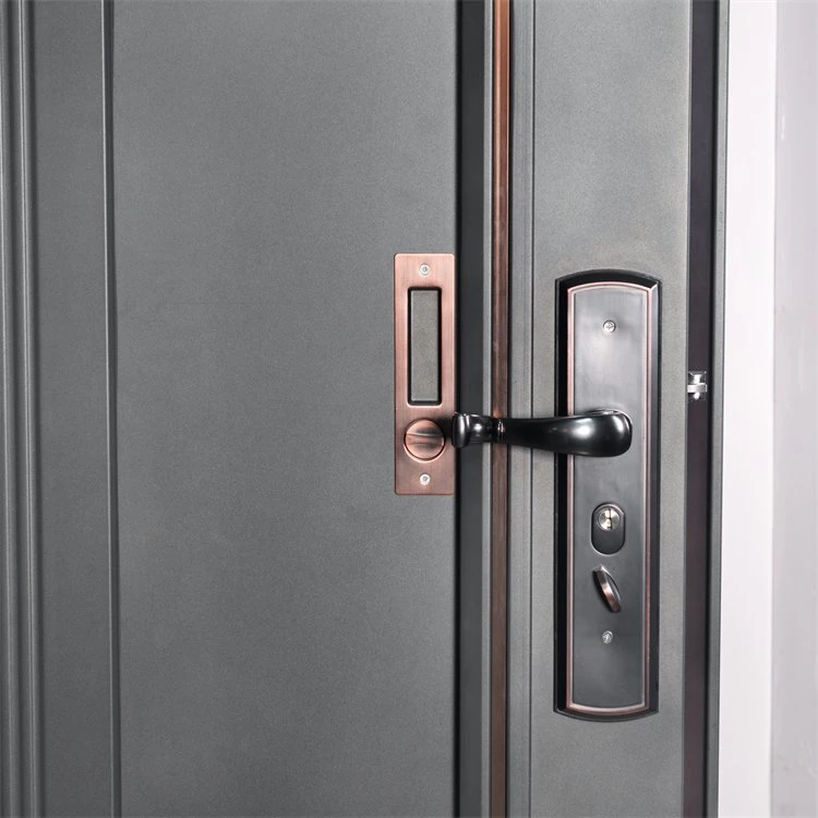 Modern Anti-Thief Mould Pressing Exterior Security Steel Main Door