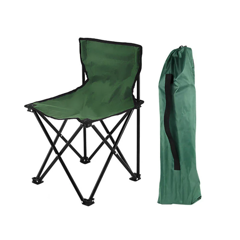 Silla plegable plegable de tendencias para acampar al aire libre de Pesca Pesca silla silla de metal