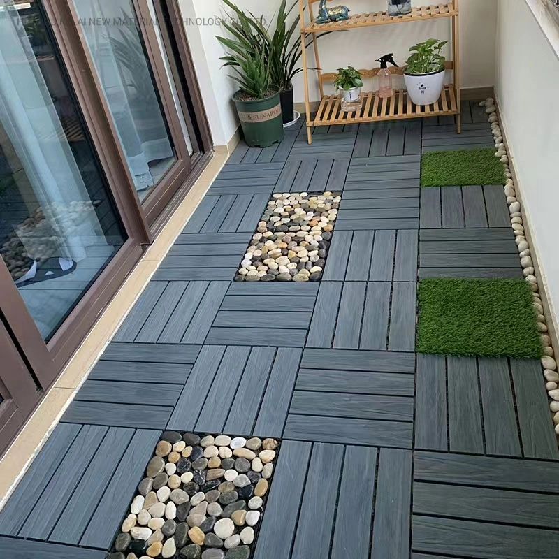 Hot Sell Solid Outdoor Interlocking Deck Tiles for Garden or Park