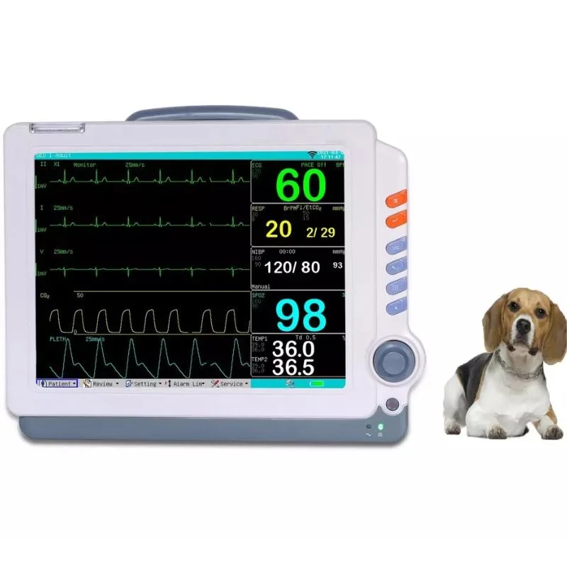 Tragbarer Vet Multi-Parameter Patientenmonitor Tiere Medizinische Geräte Veterinärmonitor Preis